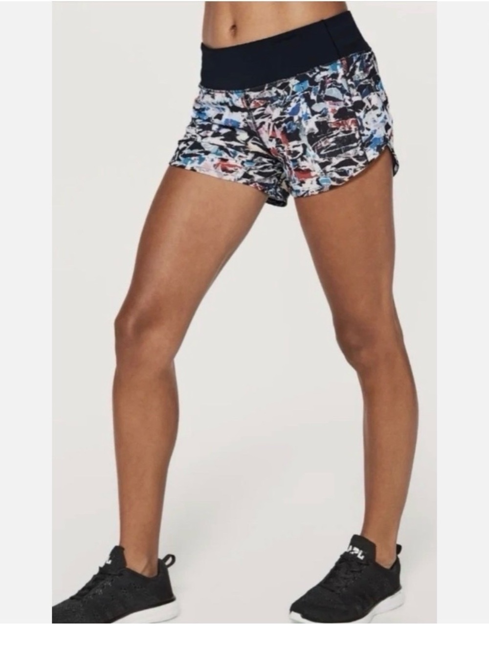 lululemon athletica Printed run times Athletic Shorts